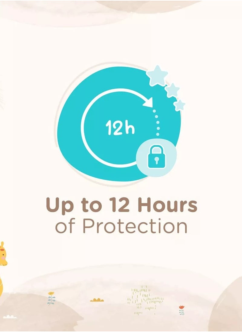 Mumz Care Baby Diapers, Ultra-Thin with Super Absorbency, Size 4, 9-14 Kg, 3 Pack & 72 Diapers. Breathable material, Ultra soft and fast dry surface to minimize rash