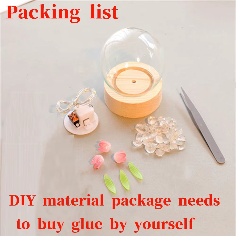 Tulip-Inspired Night Light - Elegant Floral Lamp for Bedroom Decor, Perfect Valentine's Day Gift and DIY Material for Creative Projects