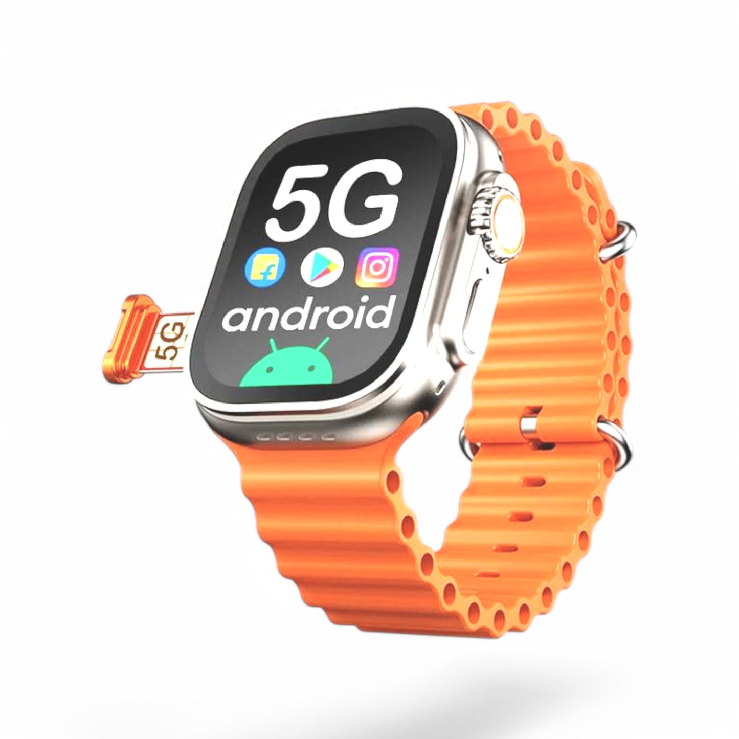 SIM-100 Ultra2 Smart Watch – 5G+ | SIM Supported | 2.20” AMOLED Display | Camera & More