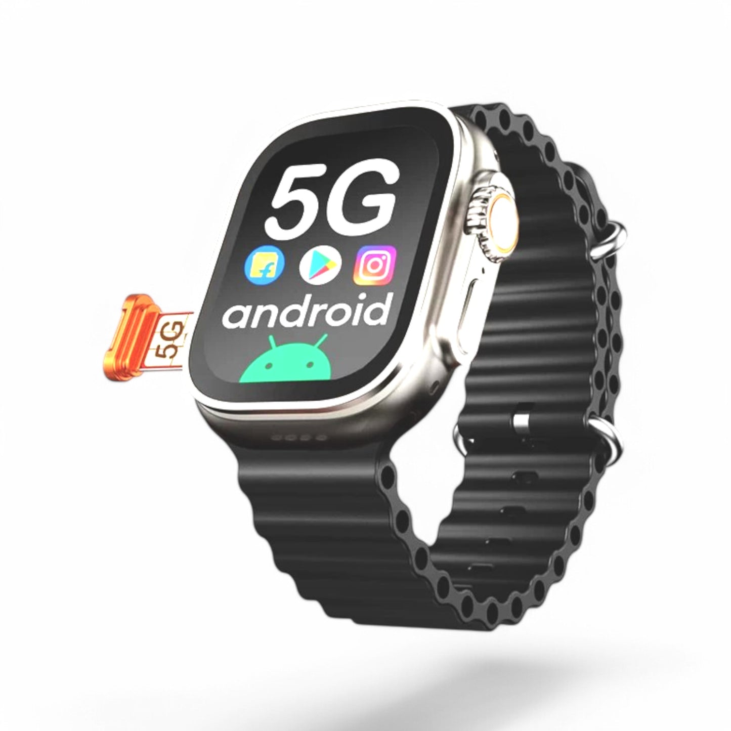 SIM-100 Ultra2 Smart Watch – 5G+ | SIM Supported | 2.20” AMOLED Display | Camera & More