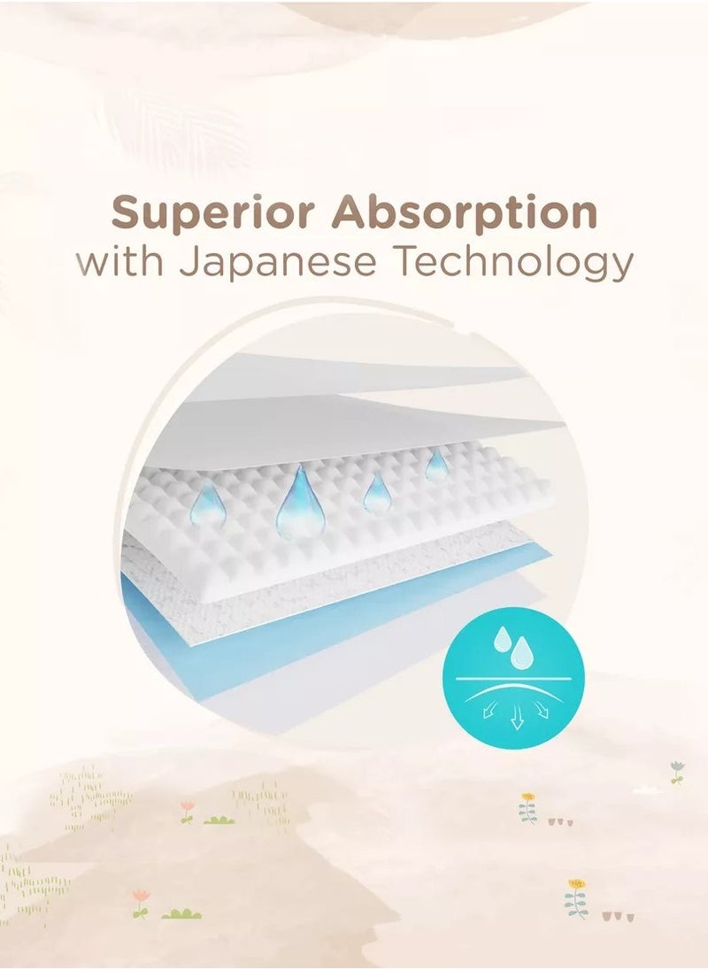 Mumz Care Baby Diapers, Ultra-Thin with Super Absorbency, Size 4, 9-14 Kg, 3 Pack & 72 Diapers. Breathable material, Ultra soft and fast dry surface to minimize rash