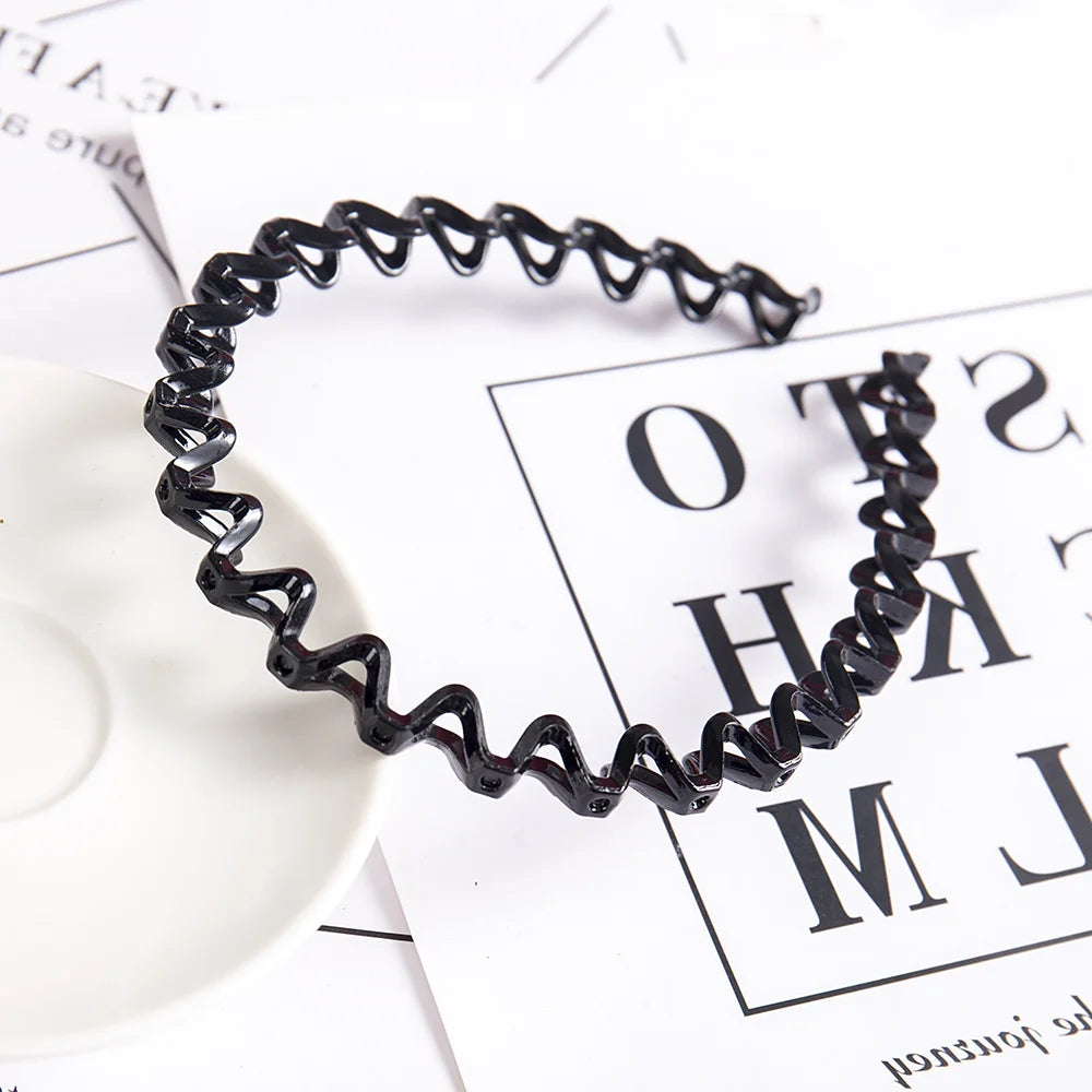 Double Layer Bands Clip Hairbands Fashion Plastic Braided Headband Punk New Knitting Womens Headwear Hair Accessories Pearl