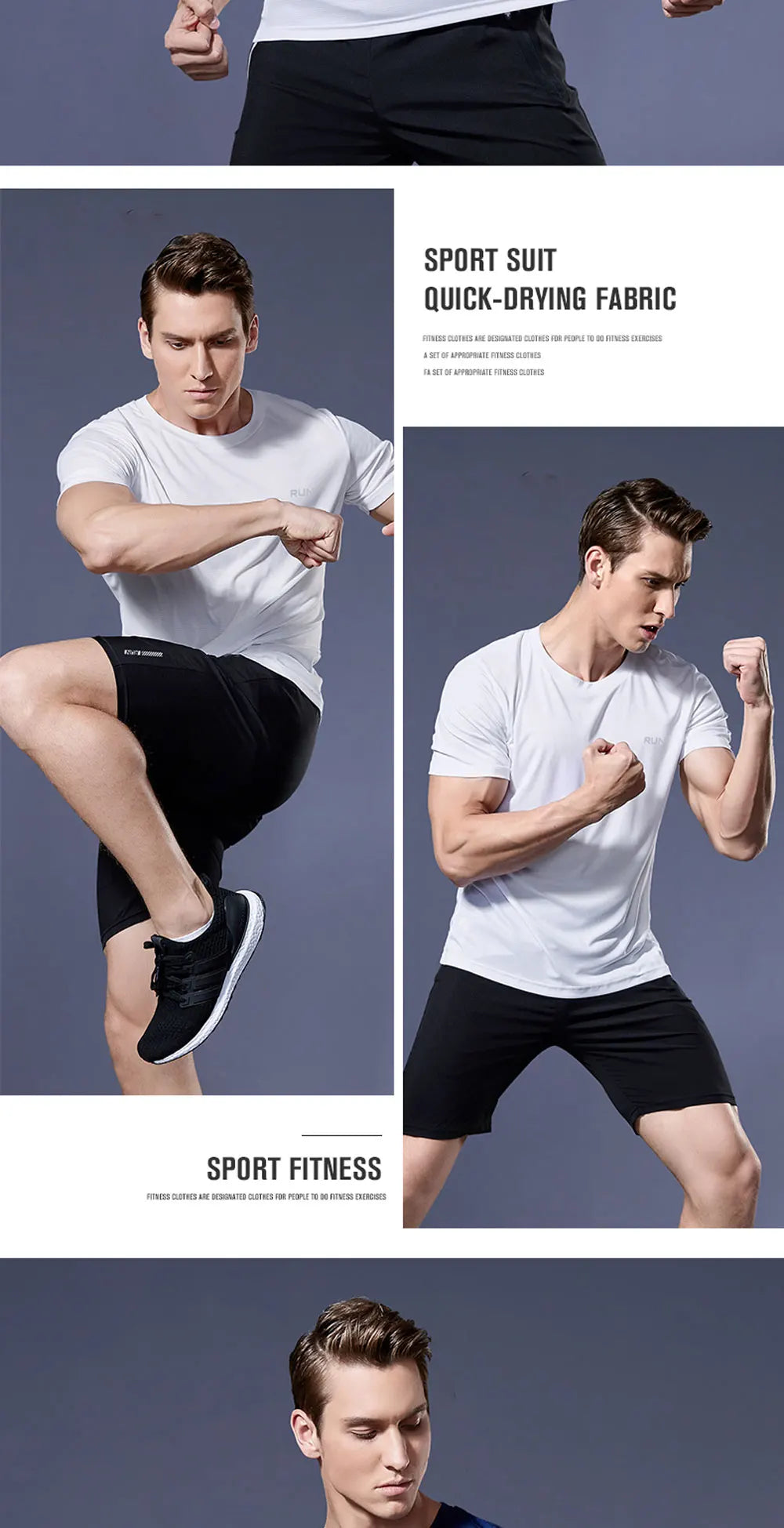 Polyester Sports Gym T Shirt Men Short Sleeve Dry Fit T-Shirt Lightweight Shirt Top Workout Fitness Training Running Shirt S-5XL