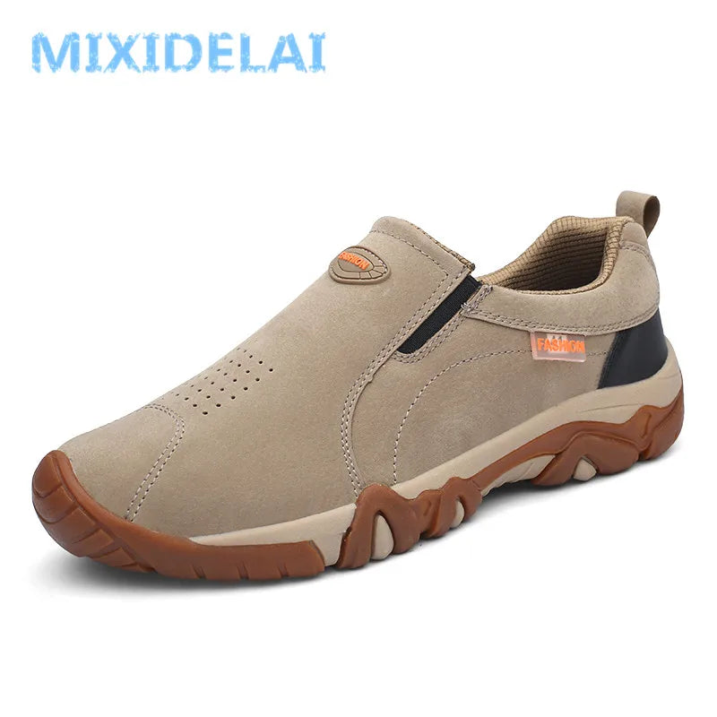MIXIDELAI 2024 Spring Autumn Men's Casual Shoes Outdoor Loafers Sneakers For Men Shoes Male Footwear Walking Comfortable Slip-On