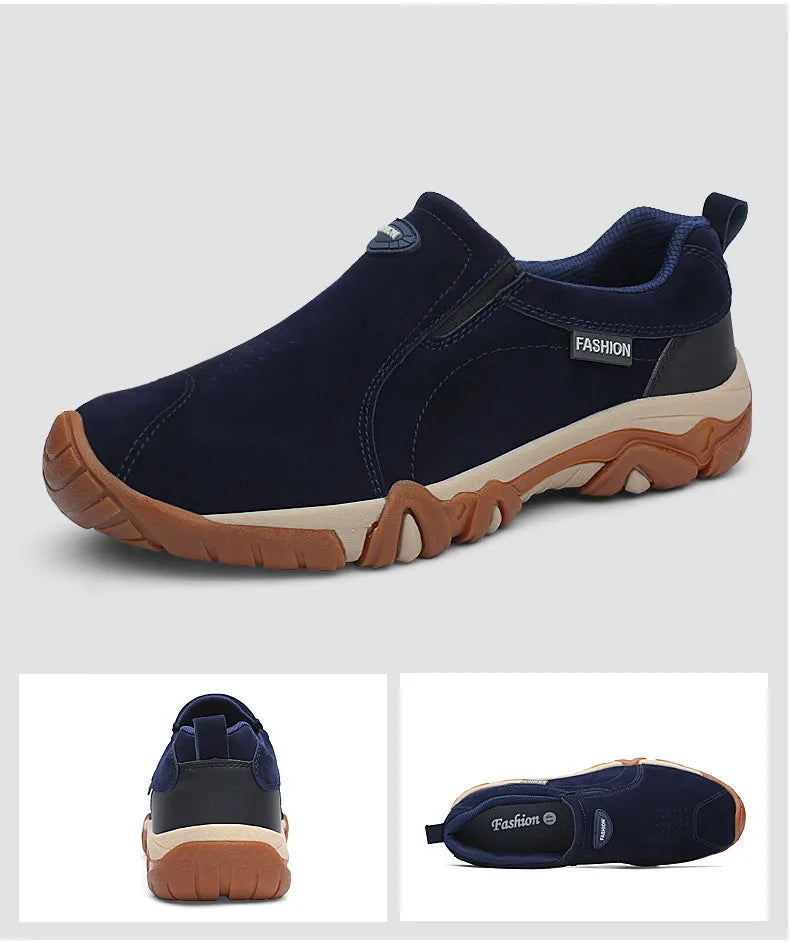 MIXIDELAI 2024 Spring Autumn Men's Casual Shoes Outdoor Loafers Sneakers For Men Shoes Male Footwear Walking Comfortable Slip-On