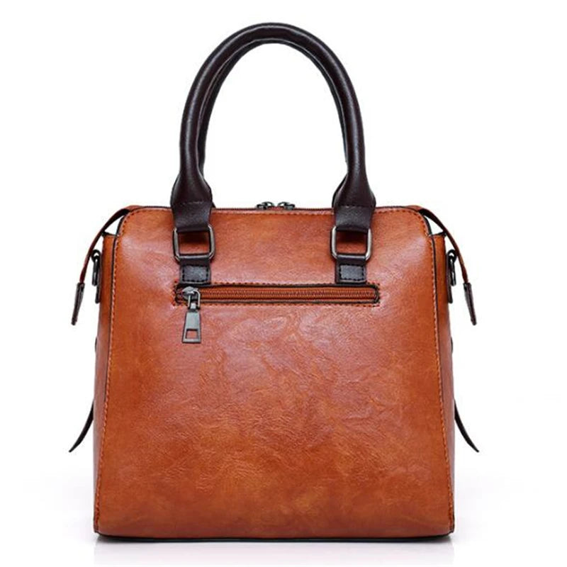 Women Composite Tassel Bag Luxury Leather Purse Handbags Famous Brands Designer Top-Handle Female Shoulder Bag 4pcs/set