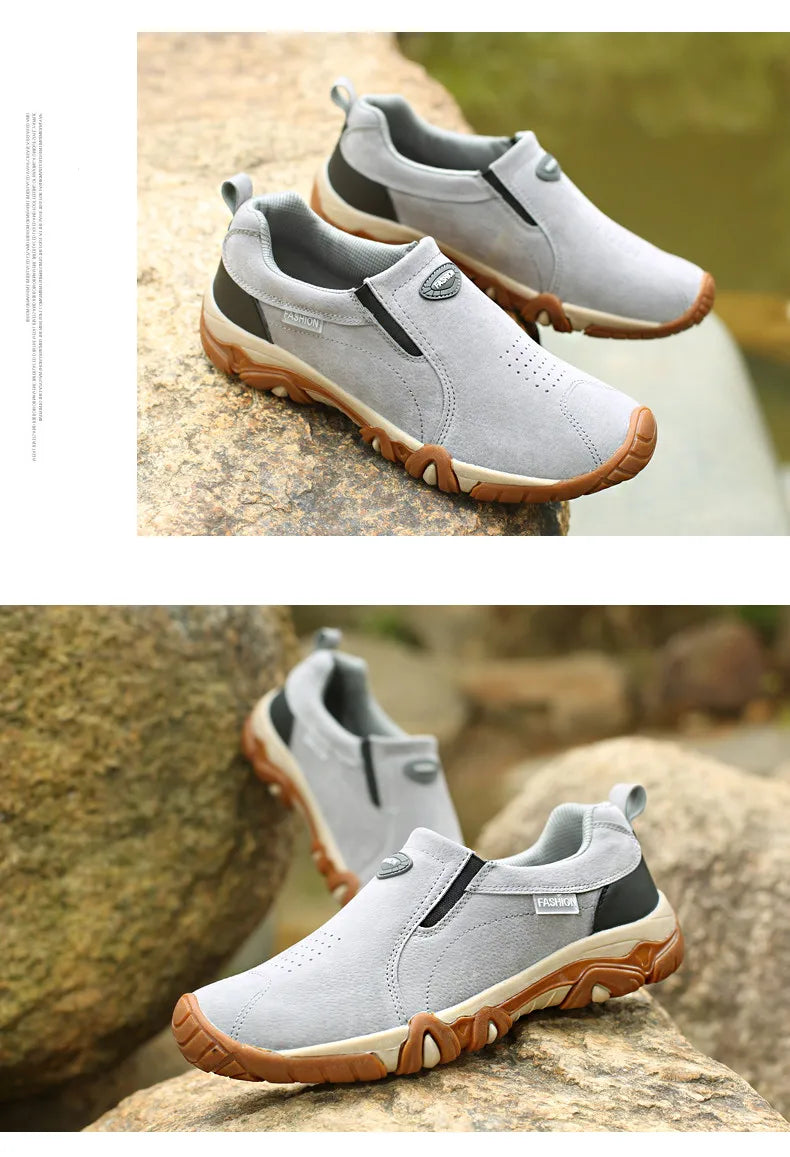 MIXIDELAI 2024 Spring Autumn Men's Casual Shoes Outdoor Loafers Sneakers For Men Shoes Male Footwear Walking Comfortable Slip-On