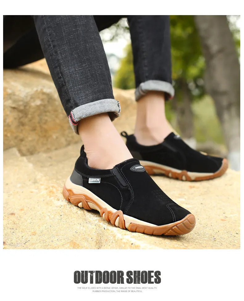 MIXIDELAI 2024 Spring Autumn Men's Casual Shoes Outdoor Loafers Sneakers For Men Shoes Male Footwear Walking Comfortable Slip-On