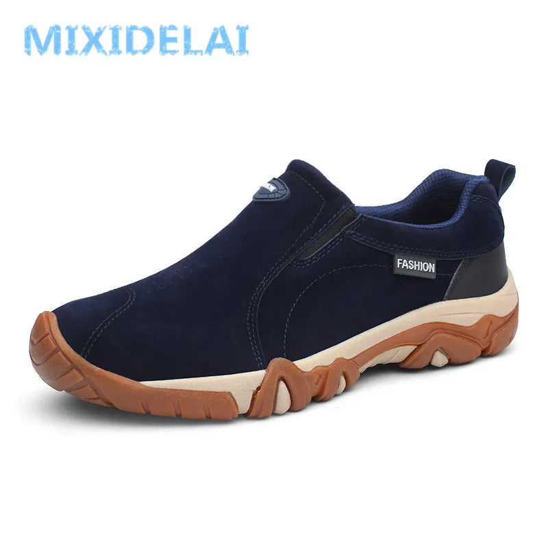 MIXIDELAI 2024 Spring Autumn Men's Casual Shoes Outdoor Loafers Sneakers For Men Shoes Male Footwear Walking Comfortable Slip-On