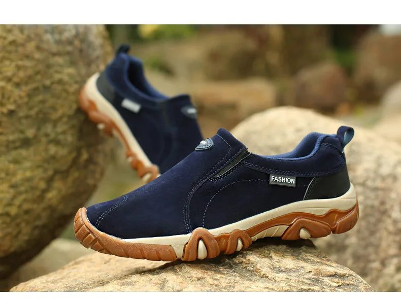 MIXIDELAI 2024 Spring Autumn Men's Casual Shoes Outdoor Loafers Sneakers For Men Shoes Male Footwear Walking Comfortable Slip-On