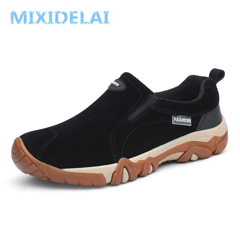 MIXIDELAI 2024 Spring Autumn Men's Casual Shoes Outdoor Loafers Sneakers For Men Shoes Male Footwear Walking Comfortable Slip-On