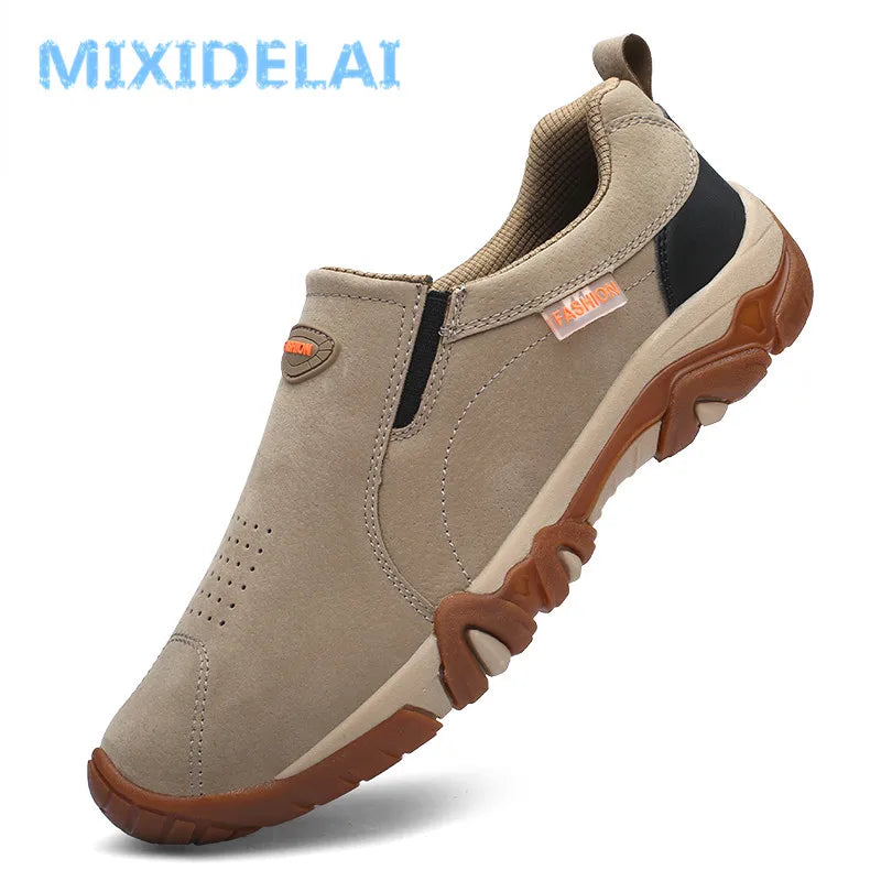 MIXIDELAI 2024 Spring Autumn Men's Casual Shoes Outdoor Loafers Sneakers For Men Shoes Male Footwear Walking Comfortable Slip-On