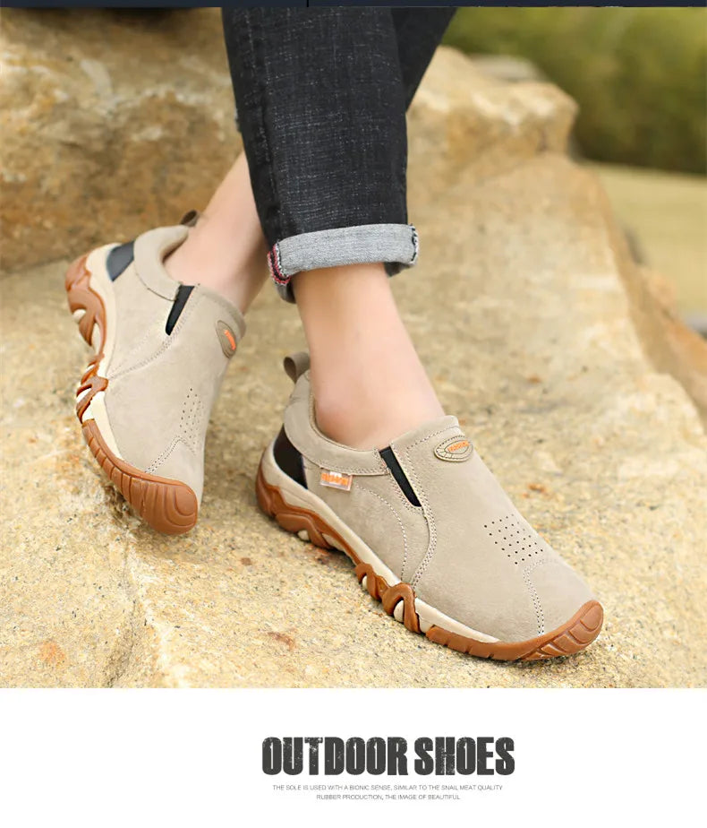 MIXIDELAI 2024 Spring Autumn Men's Casual Shoes Outdoor Loafers Sneakers For Men Shoes Male Footwear Walking Comfortable Slip-On