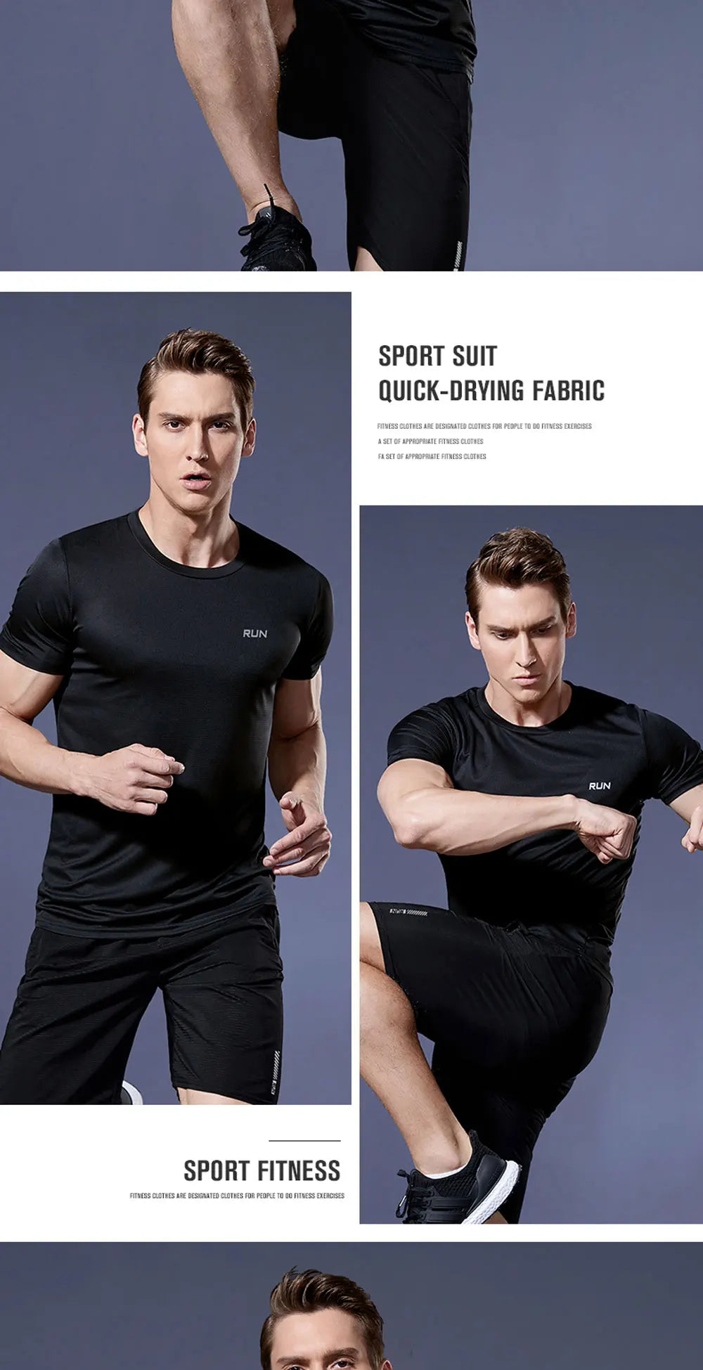 Polyester Sports Gym T Shirt Men Short Sleeve Dry Fit T-Shirt Lightweight Shirt Top Workout Fitness Training Running Shirt S-5XL