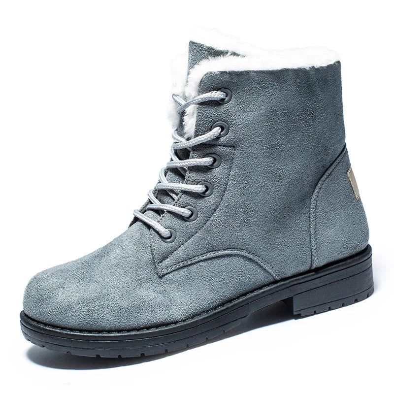 Women Boots Snow Plush Women Shoes Platform Boots For Women Fashion Keep Warm Women's Boots Flat New Botas Mujer Winter Shoes