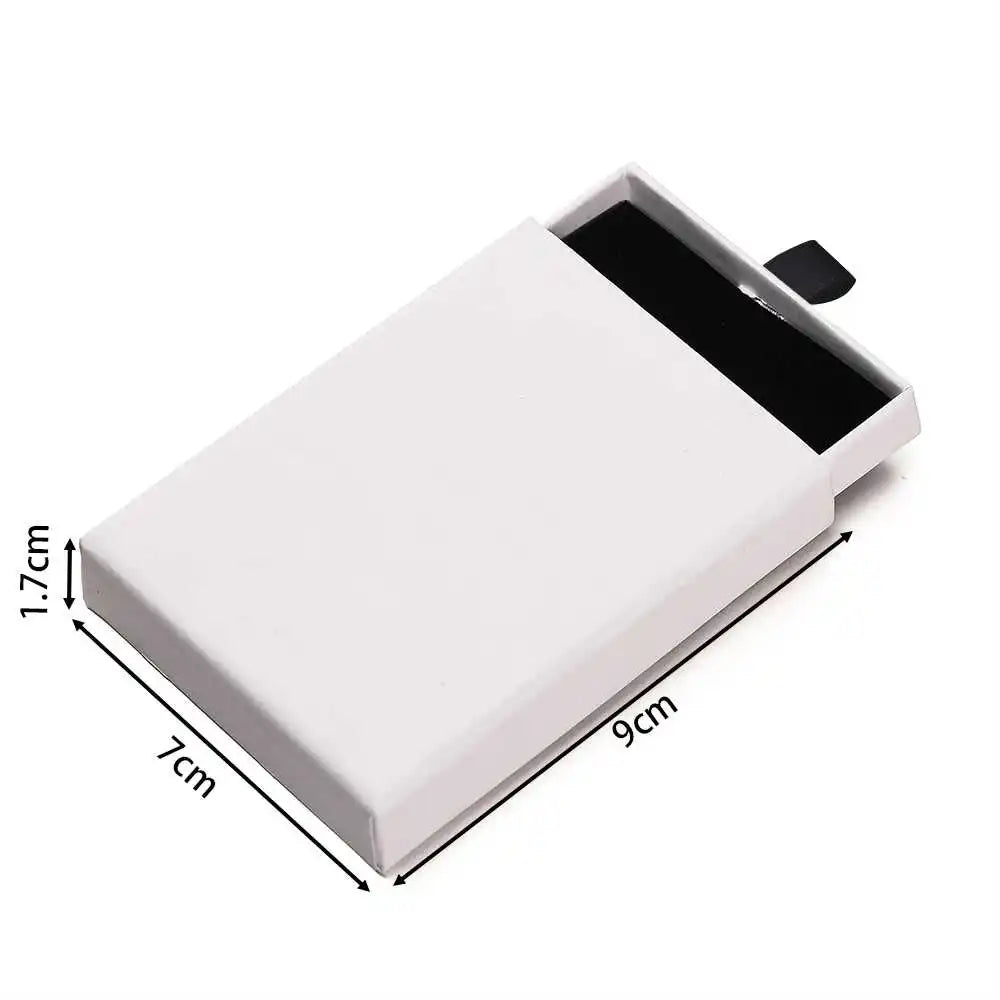 Creative Drawer Jewelry Packaging Box Necklace Ring Earing Bracelet Storage Organizer Display Stand Solid Color Paper Gift Boxes