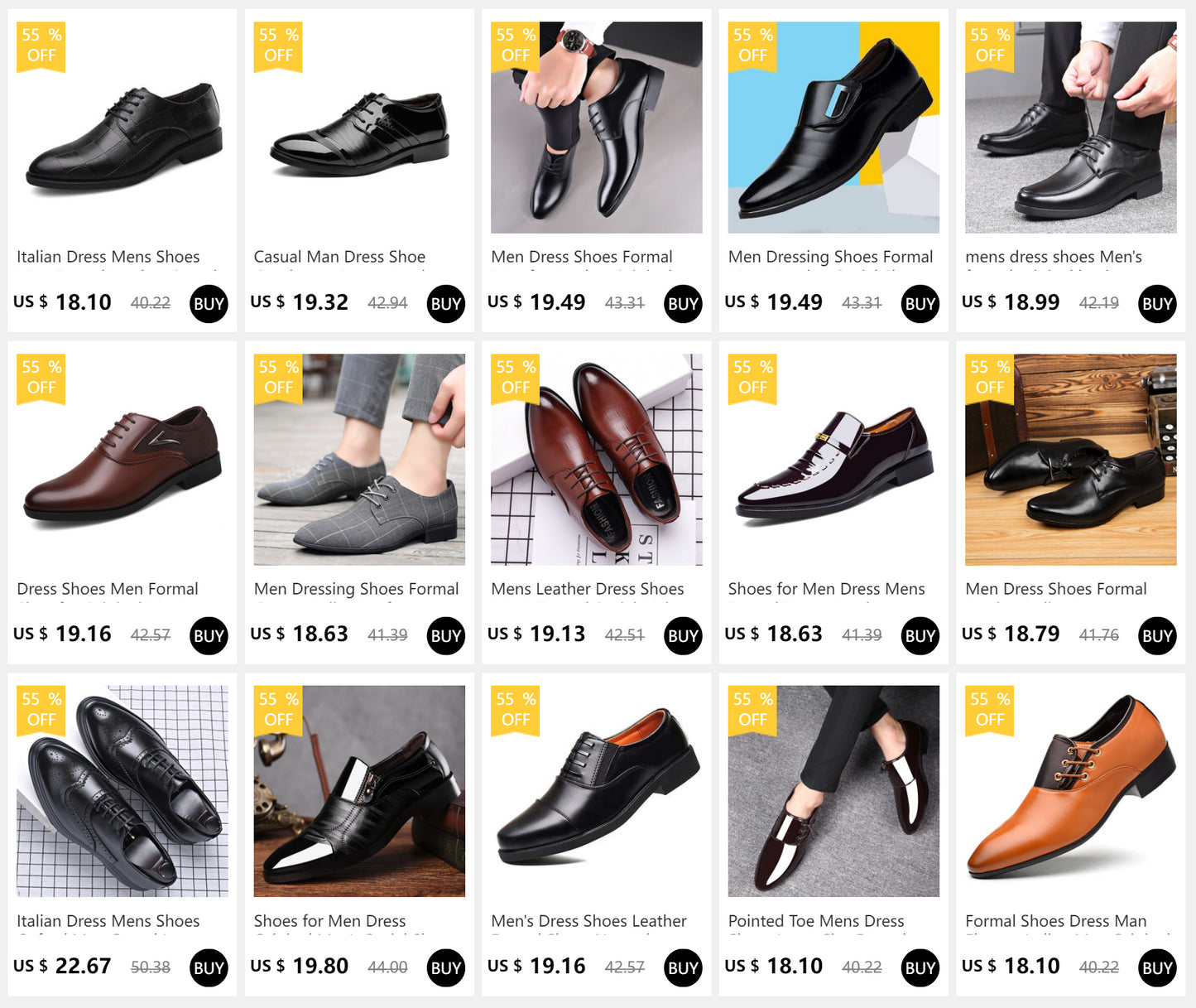 Mens Leather Dress Shoes Men's Formal Social Male Shoe Casual Business Pointed Toe Luxury Party Designer Shoes for Men