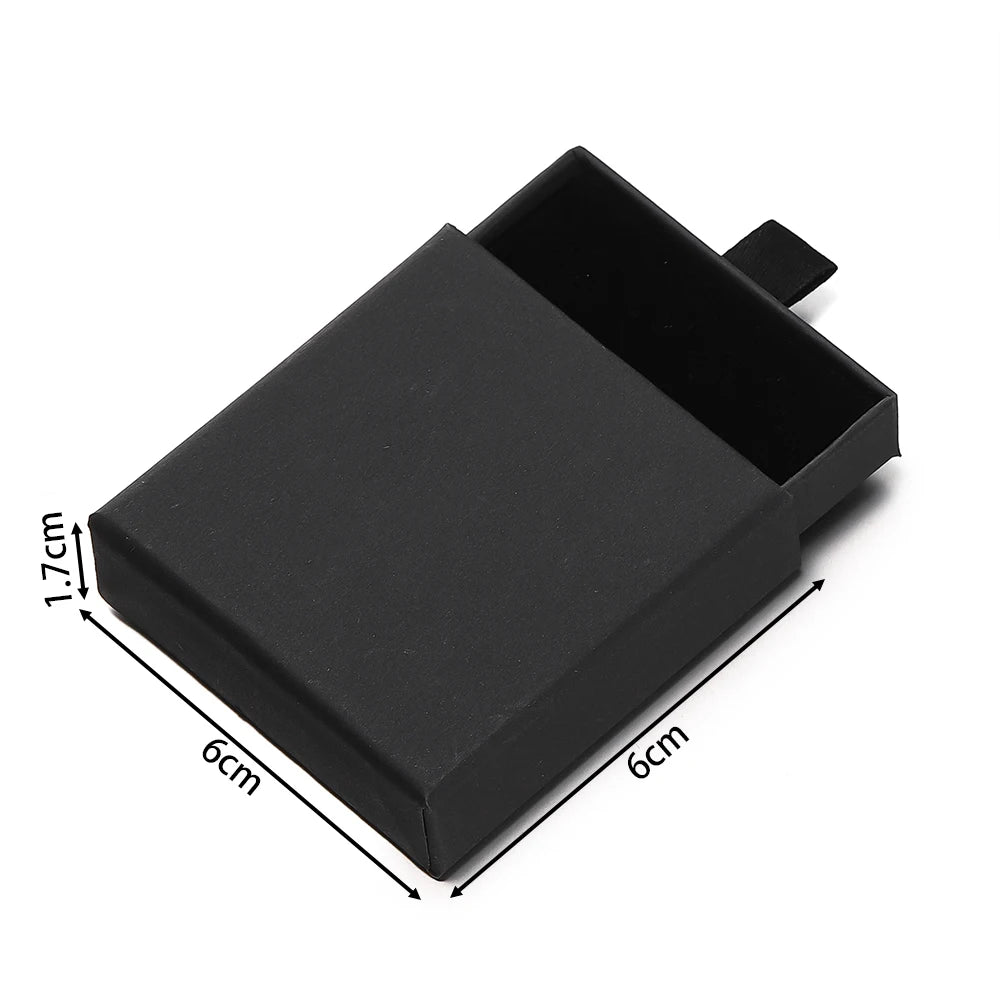 Creative Drawer Jewelry Packaging Box Necklace Ring Earing Bracelet Storage Organizer Display Stand Solid Color Paper Gift Boxes
