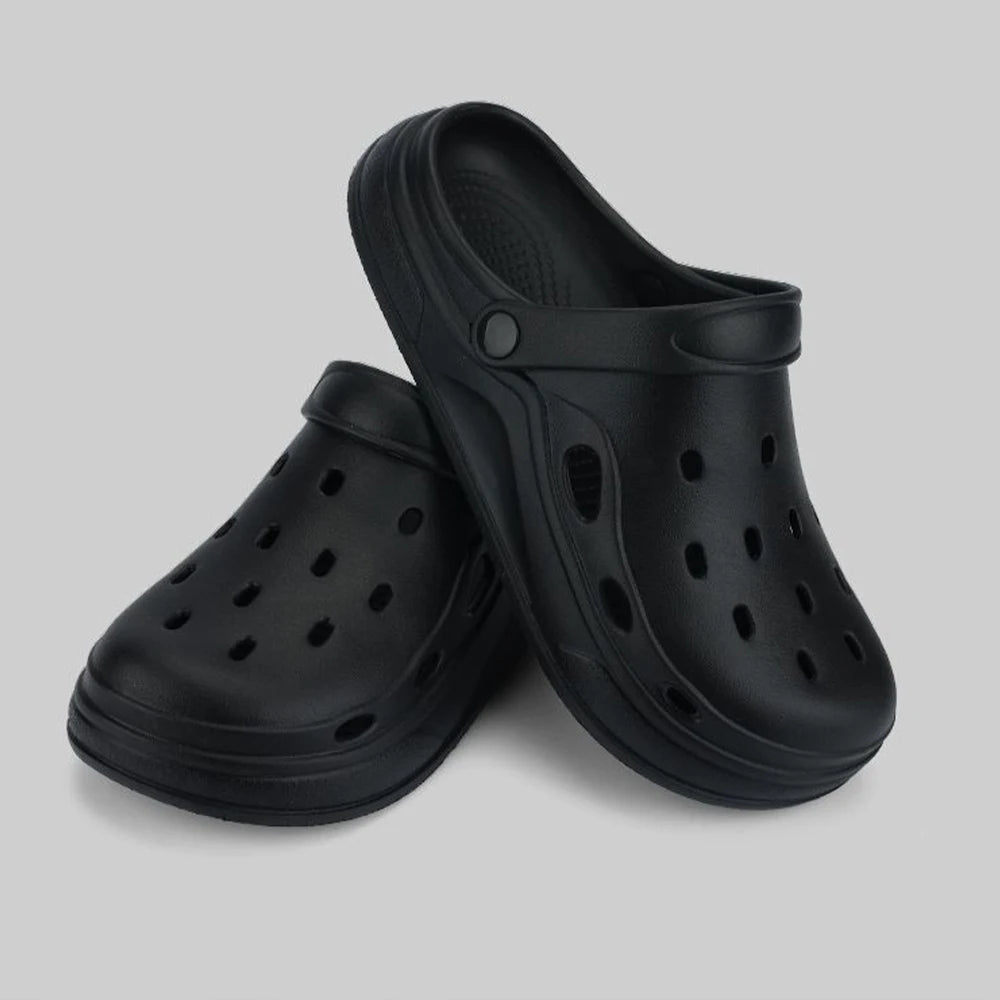 Summer Fashion Sandals Waterproof Slippers Men Shoes Outdoor Slides Soft Sole Garden Shoes Clogs EVA Beach Sandals Home Slippers