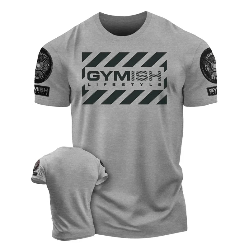 Fashion Mens 3D Printed Gym T Shirts Simple Trend Summer O Neck Alphabets Pattern Sports T-shirt Quick Dry Breathable Tees Topss