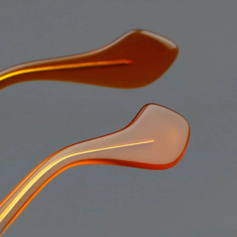 Acetate Thick Glasses Frame Handmade Men's Optical Prescription Eyeglasses Rround Women's Myopia Reading Computer Office Eyewear