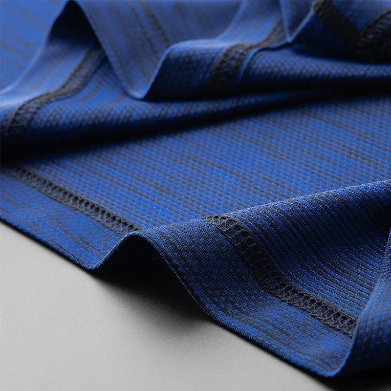 Large Size L-7xl 8xl 9xl Summer Breathable Mesh Men's Quick-dry Basic T-shirts Sportswear Nylon T Shirt Male Running Cool Tees