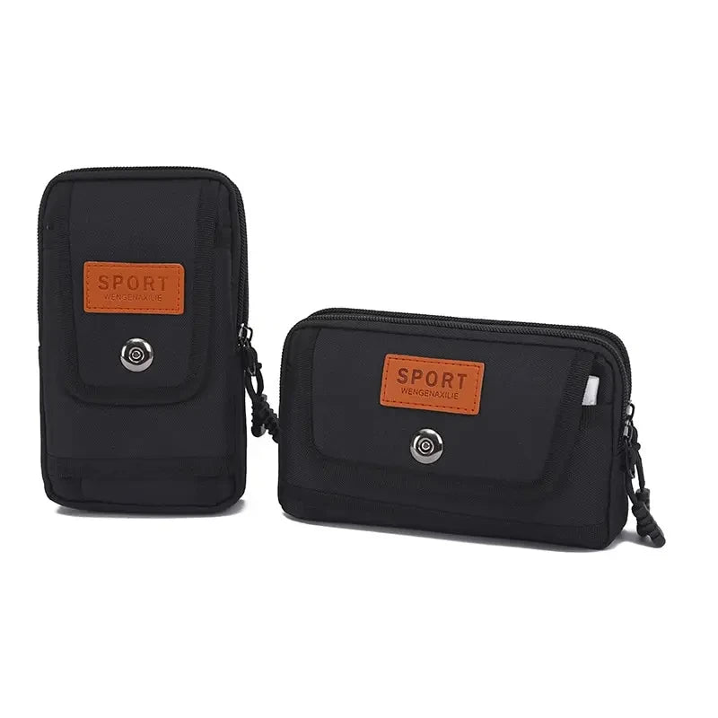 Outdoor Waist Bag Purse Military Waist Fanny Pack Men 6.5 Inches Phone Pouch Camping Hunting Tactical Edc Bag Unisex Worker Bag