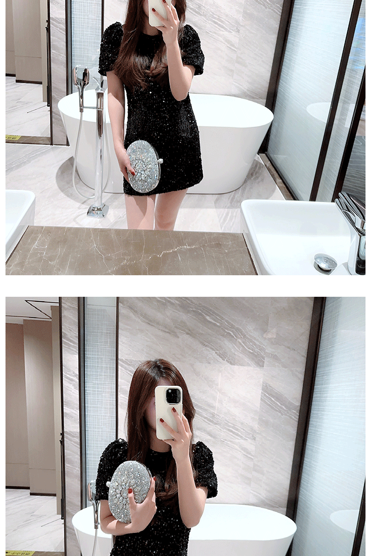 Luxury Crystal Diamond Women Clutch Evening Bag Wedding Crystal Ladies Purse Female Sparkly Wallet for Wedding Party