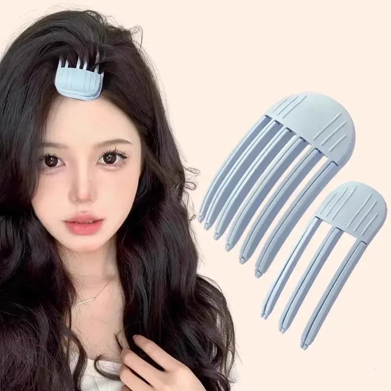 Fluffy Hairpin Curling Bangs Clips Hair Roots Volumizing Hair Clips Women Curling Fixed Shape Clips Fashion Volume Hair Roller