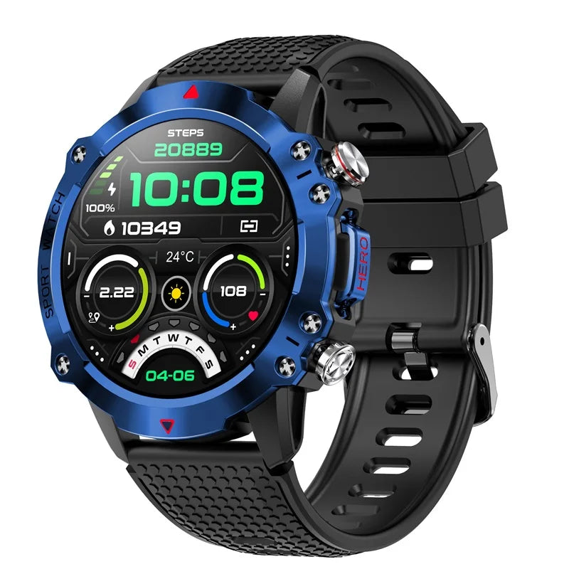 New Smart Watch Men Bluetooth Call 1.39" Touch Screen Sports Fitness Tracker Watches IP68 Waterproof Smartwatch for Android IOS