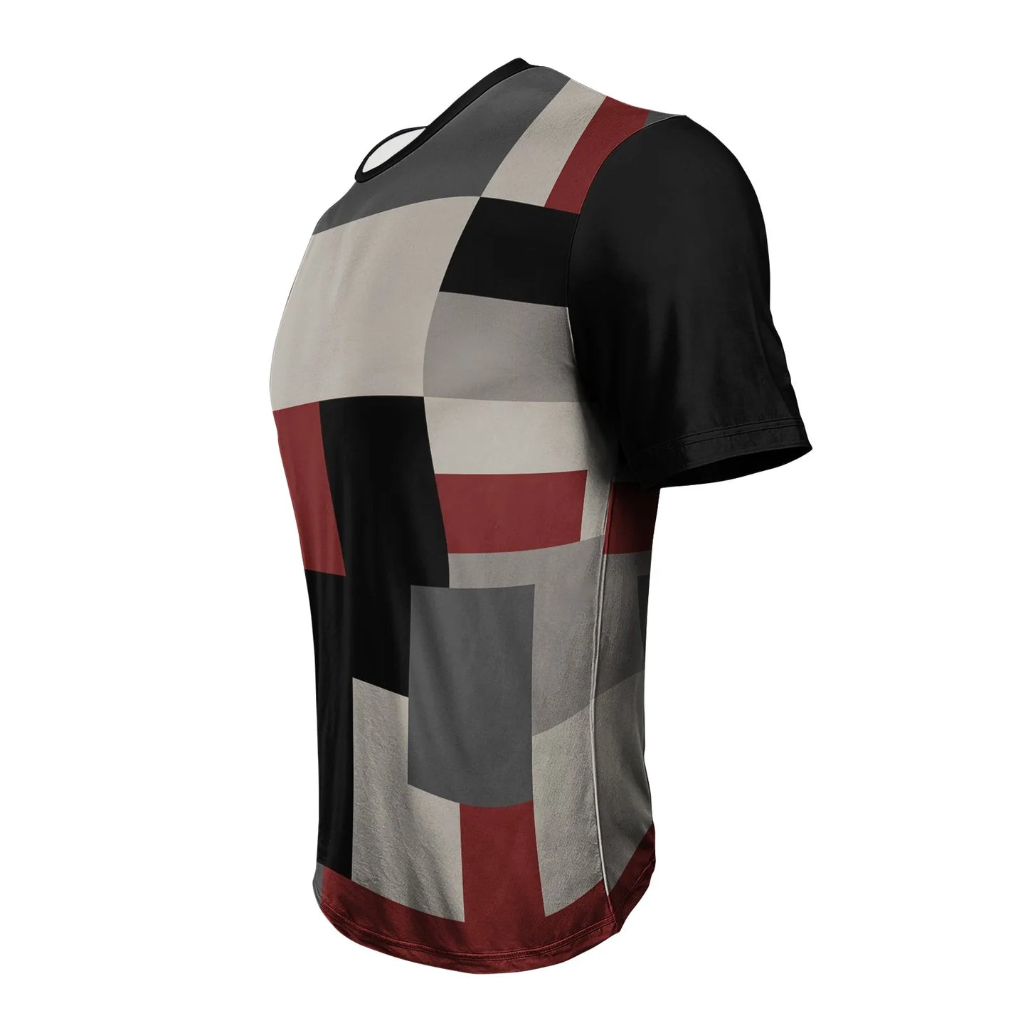 2025 New Arrival Mens T Shirt 3D Geometry Print Summer Streetwear Short Sleeve Tee Harajuku Style Casual Top Lightweight Fabric