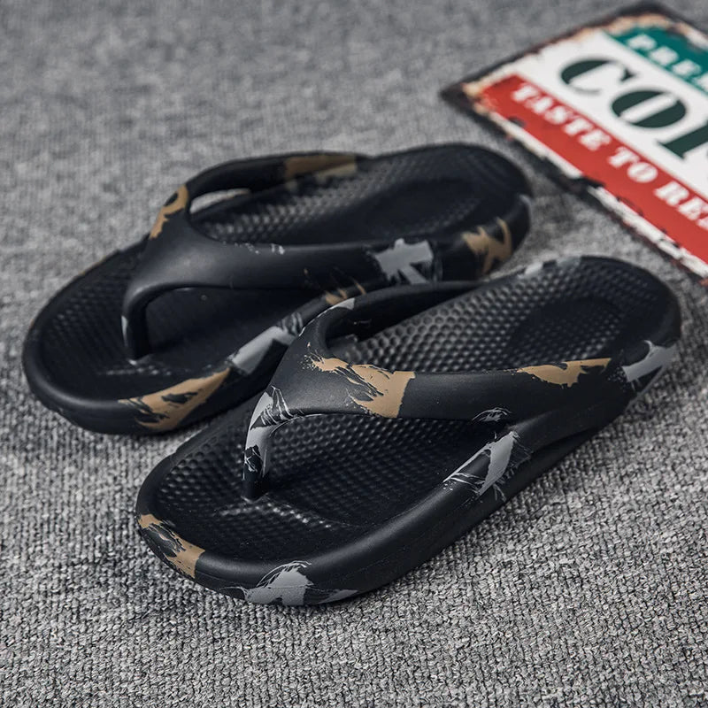 New men and women beach slippers simple household couple models coconut shoes non-slip bathroom sandals and slippers flip-flops