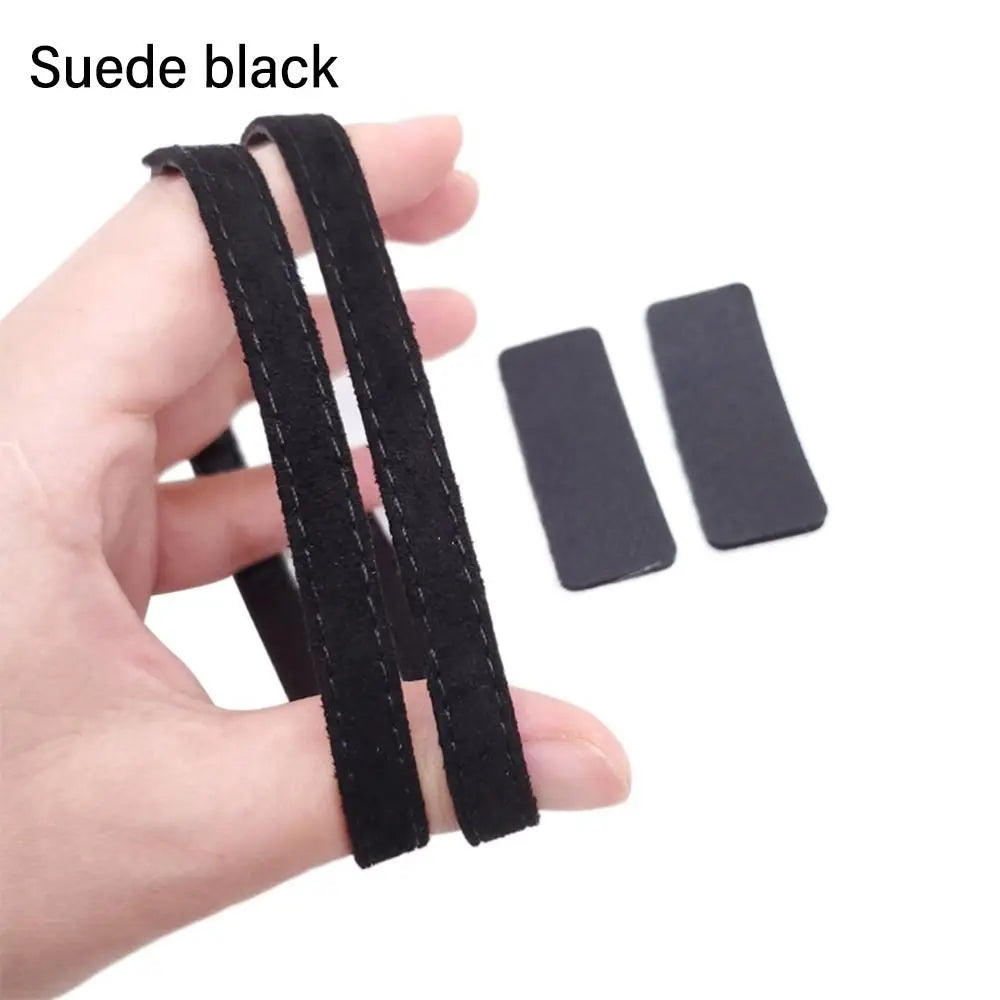 2023 New Convenient Anti-Loose Adjustable Detachable Fashion Leather Fixed Shoes Strap For Woman Shoelaces for High Heels