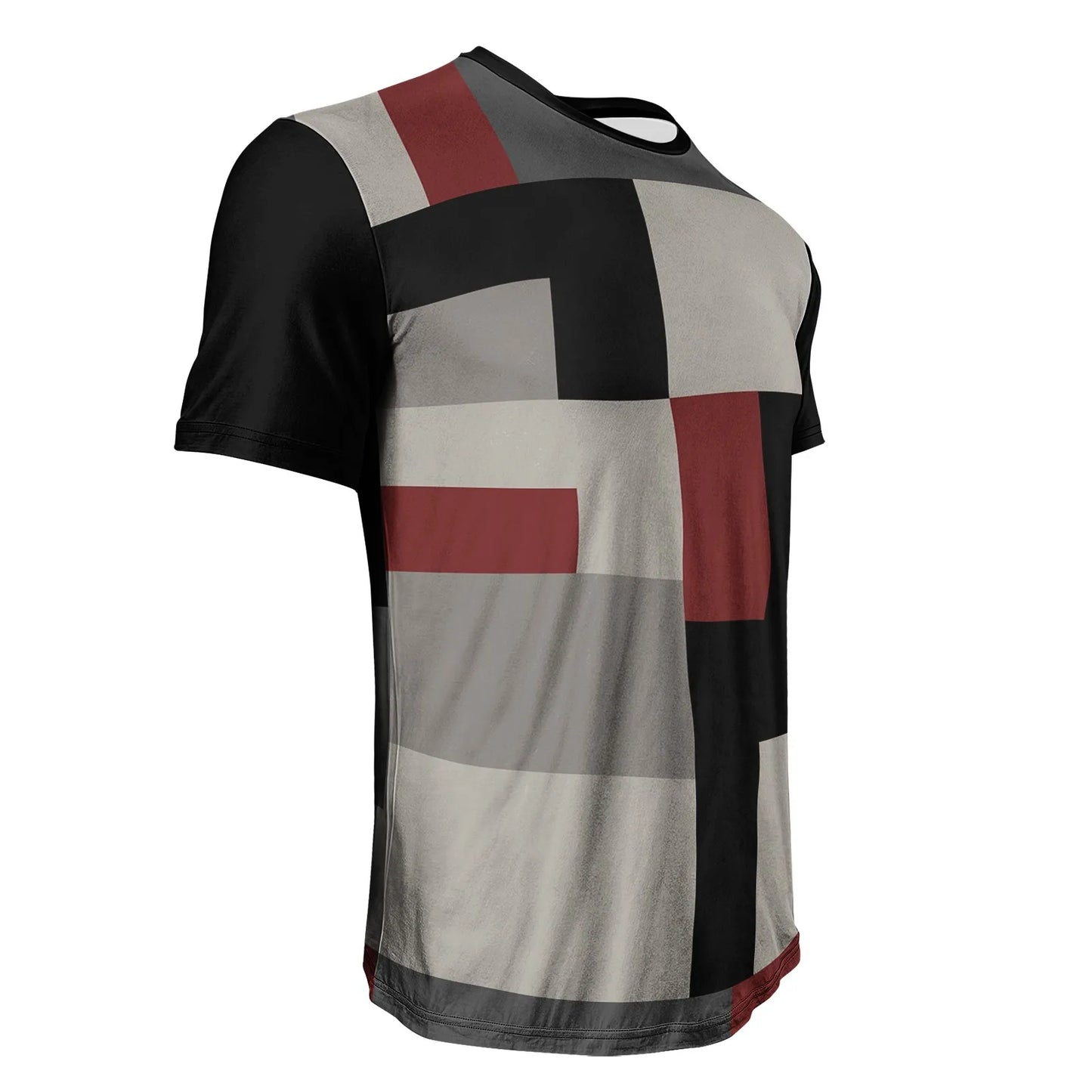 2025 New Arrival Mens T Shirt 3D Geometry Print Summer Streetwear Short Sleeve Tee Harajuku Style Casual Top Lightweight Fabric