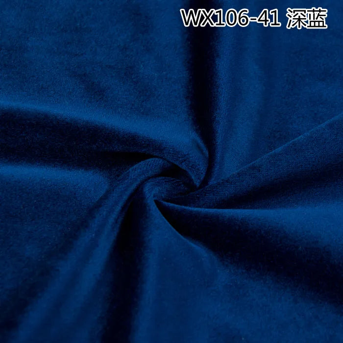 Thinkend Velvet Fabric By Meters for Upholstery Sofa Curtains Tablecloth Pillowcase Chair Sewing Soft Smooth Plain Velour Cloth
