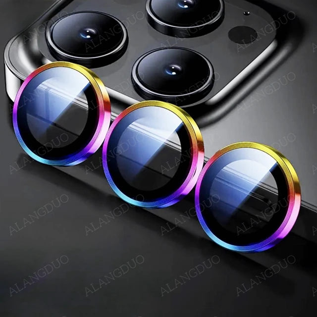 Camera Lens Rings For iPhone 15 Pro Max 15Plus 15Pro Fall prevention Lens Protector Glass For iPhone 14Pro 15ProMax Lens Cover
