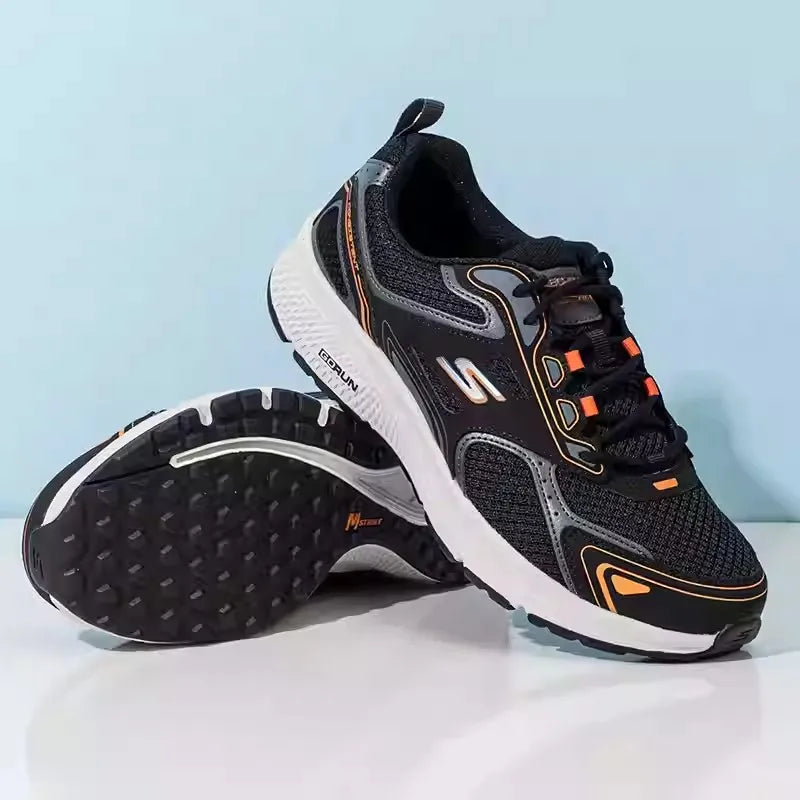 Skecher Men's Sneakers Summer breathable mesh casual running shoes Lightweight shock-absorbing jogging shoes