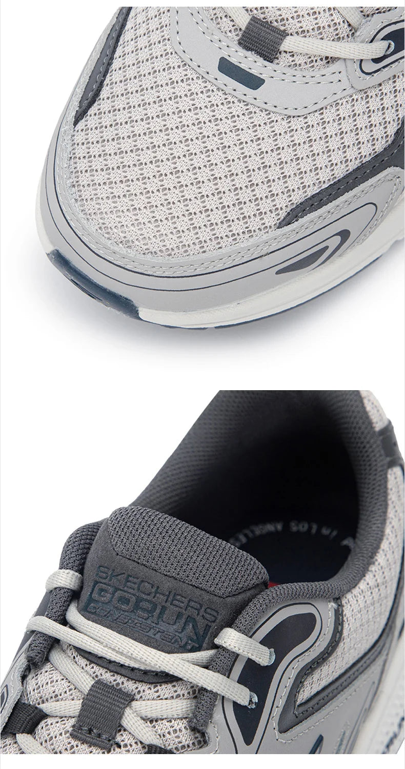 Skecher Men's Sneakers Summer breathable mesh casual running shoes Lightweight shock-absorbing jogging shoes