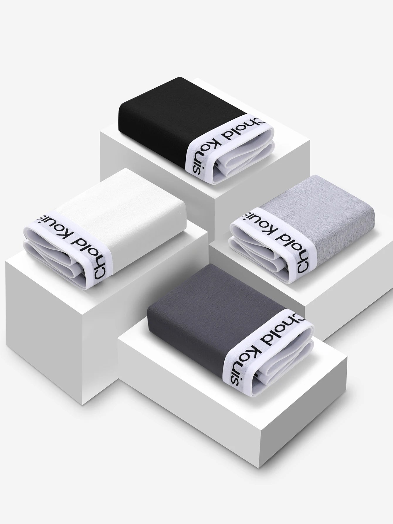 4pcs men's underwear, comfortable, soft breathable athleisure boxer underwear, trendy simple hot-selling men's boxer underwear