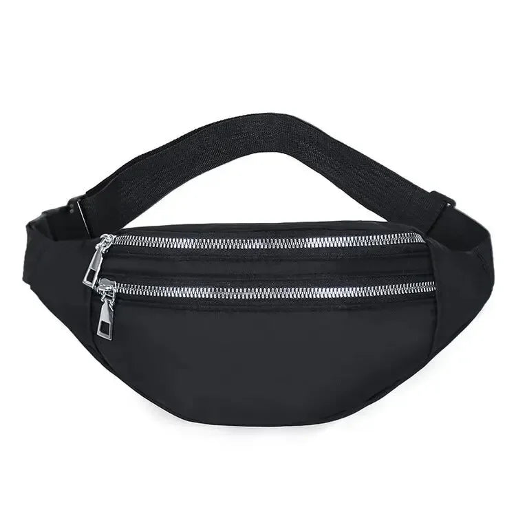 Fashion Travel Shoulder Purse Belt Bag Fanny Pack Women Waist Bag Men Belt Pouch Female Banana Bag Waterproof Phone Bag