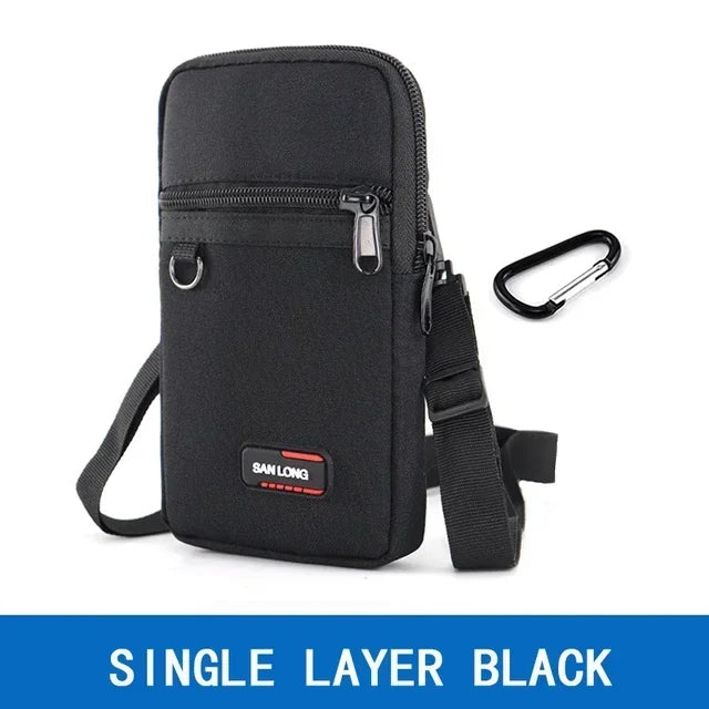 Waterproof Waist Bag Purse with Belt Single/double Layer Outdoor Fanny Pack Men Women Phone Pouch Camping Hunting Tactical Bag