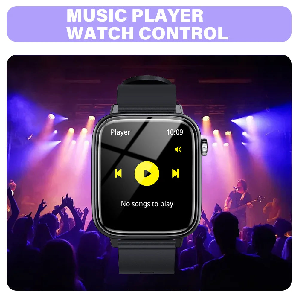 LAXASFIT New Smart Watch Bluetooth Talk Man Woman Smartwatch 100+ Sports Functions Fitness Bracelet Customized Dial Smart Watch