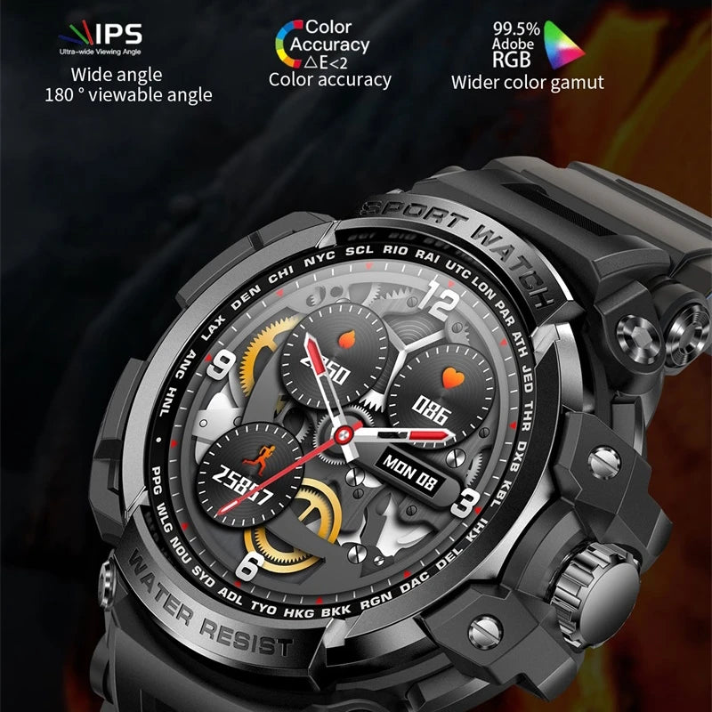 New Smart Watch Men Bluetooth Call 1.39" Touch Screen Sports Fitness Tracker Watches IP68 Waterproof Smartwatch for Android IOS