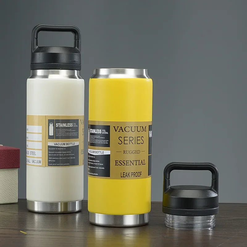 36oz Yetys Water Bottle thermos Stainless Steel Vacuum Flask Insulated Water Bottle Travel Cup for Children Coffee Mug Termica