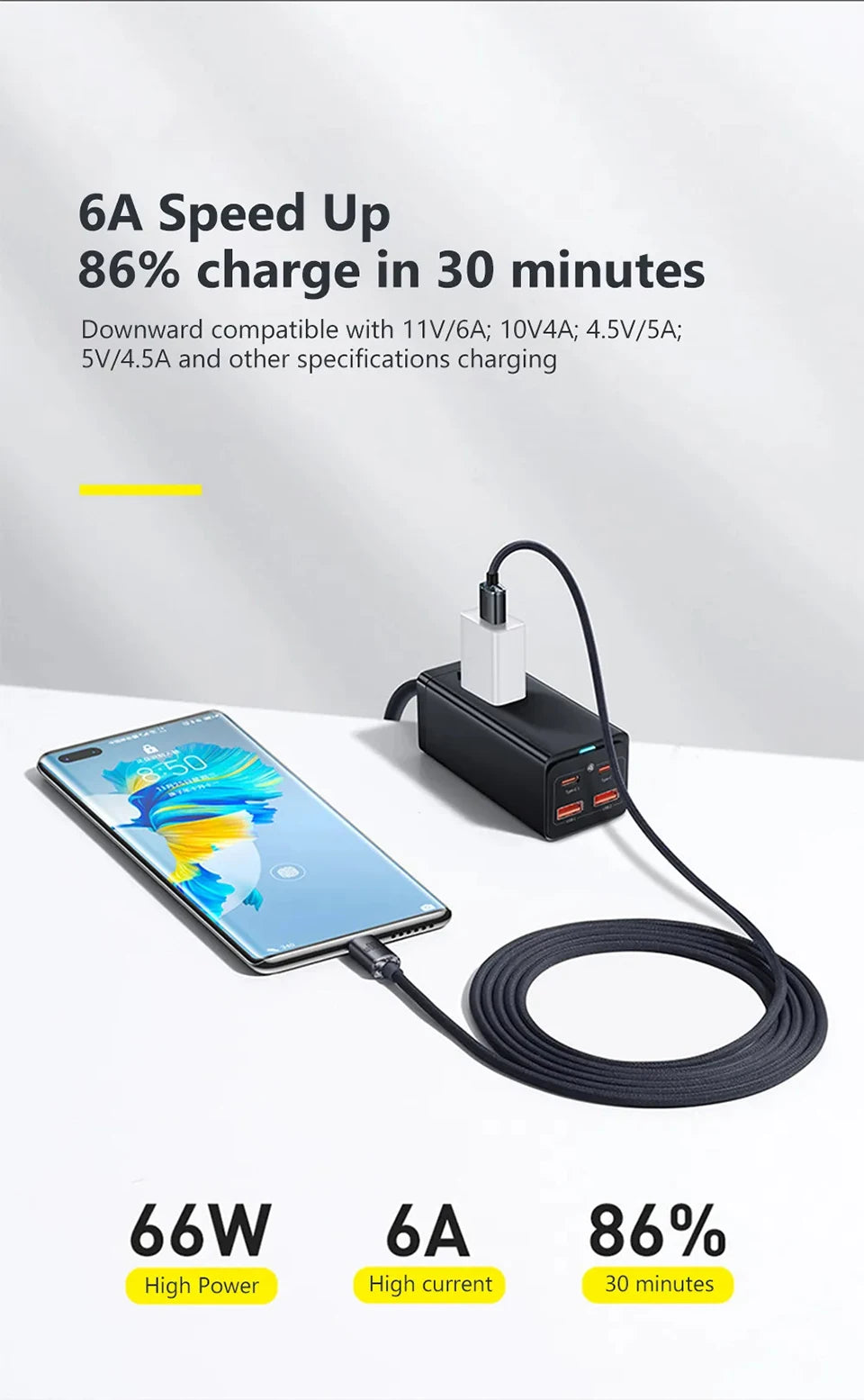 120W 6A Fast Charge USB Type C Quick Charge Cable For Xiaomi Redmi Note 13 14 Pro Huawei Phone Fast Charging Cable Data Cables