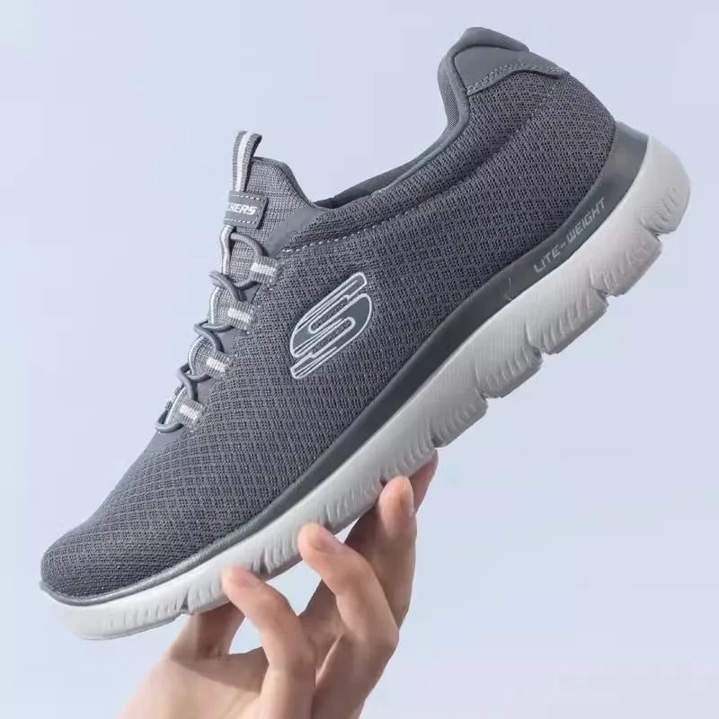 Skechers men's sneakers Summer breathable mesh surface lightweight casual walking shoes