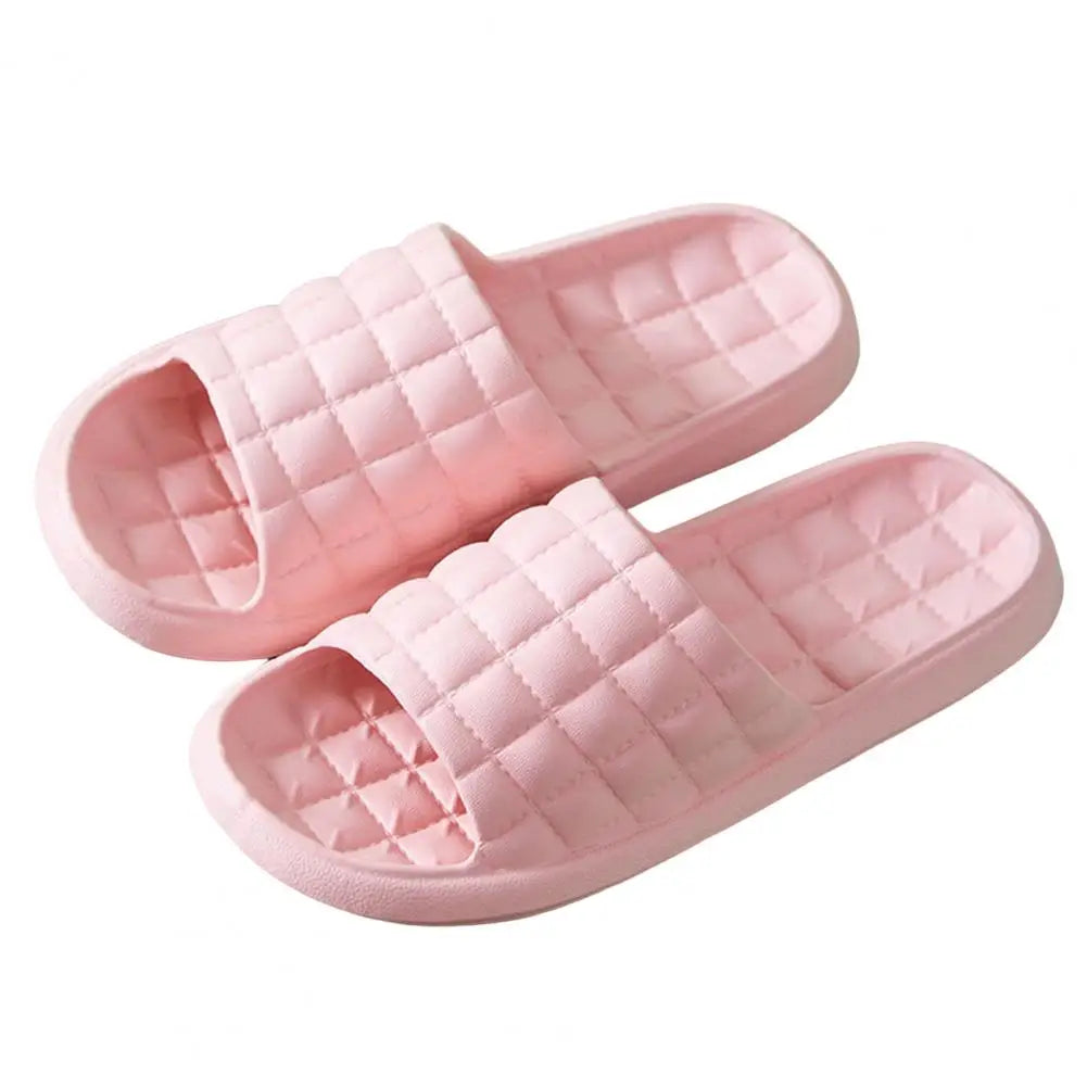 1 Pair Stylish Indoor Slippers Soft Sole Lightweight House Slippers Male Female Summer House Slides