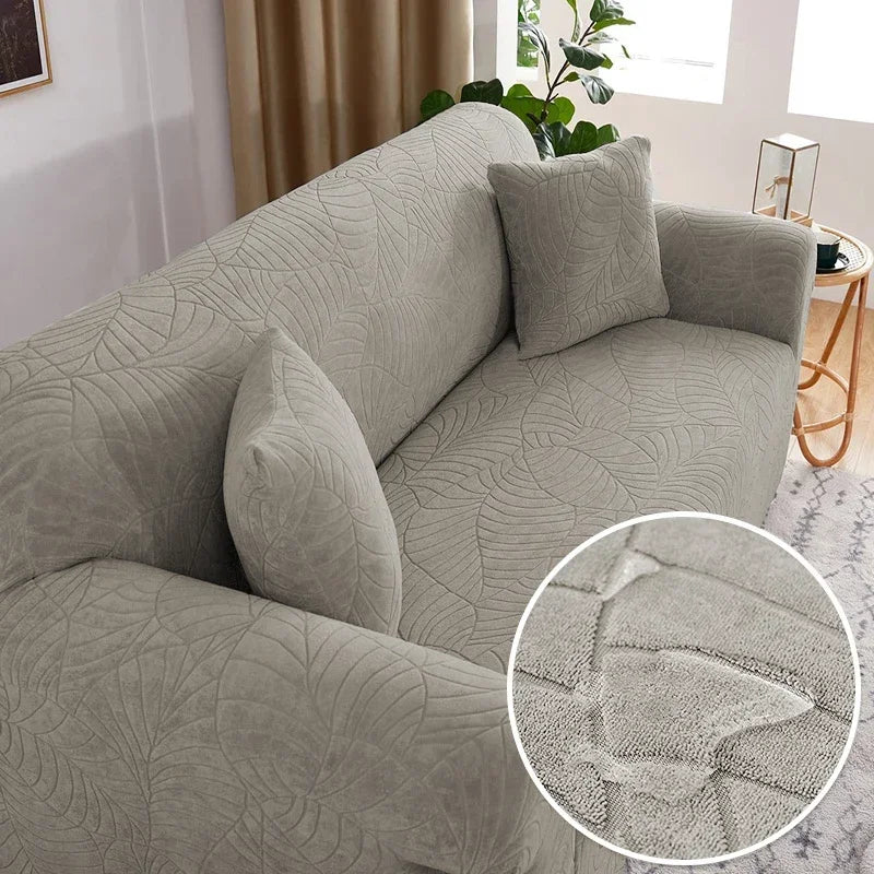 Thicken Waterproof Jacquard Sofa Cover for Living Room Thick Sofa Cover 1/2/3/4 Seater L-Shaped Corner Sofa Cover