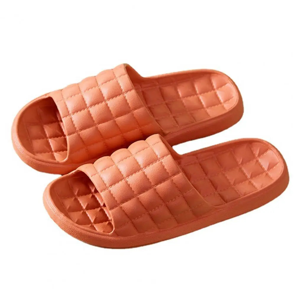1 Pair Stylish Indoor Slippers Soft Sole Lightweight House Slippers Male Female Summer House Slides
