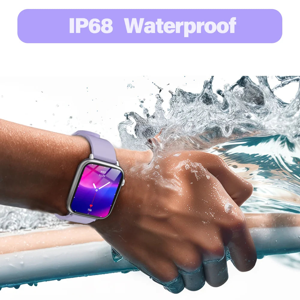 LAXASFIT New Smart Watch Bluetooth Talk Man Woman Smartwatch 100+ Sports Functions Fitness Bracelet Customized Dial Smart Watch